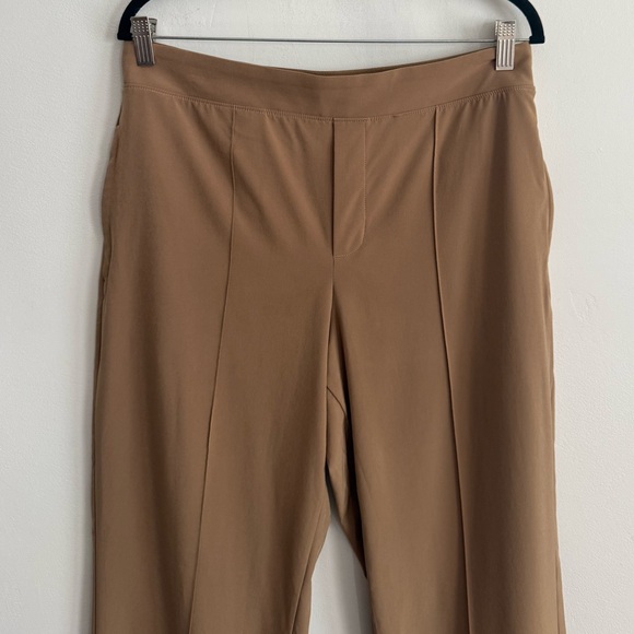 Athleta Brooklyn Heights High Rise Pant, Big Sur Brown, Ankle Pants size 12P - Picture 4 of 7